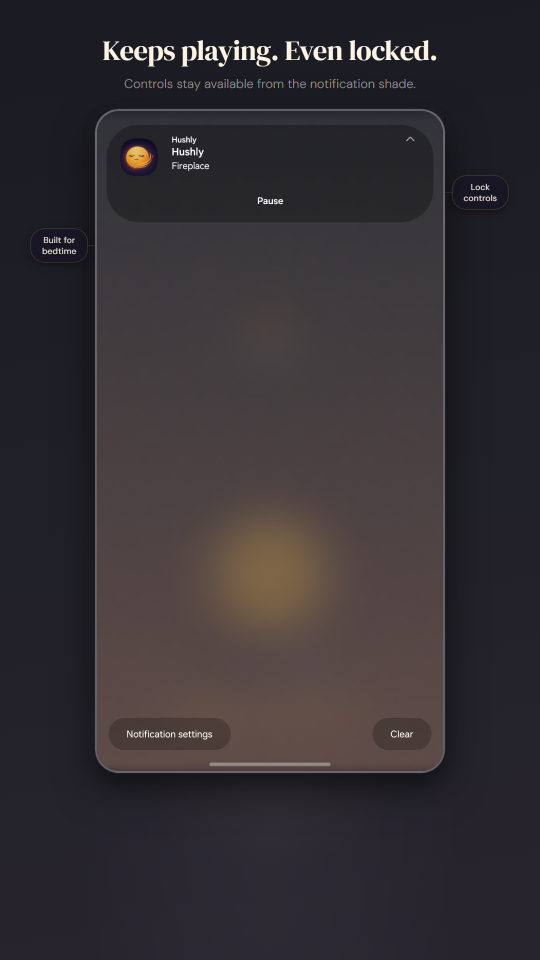 Dark mode for nighttime use